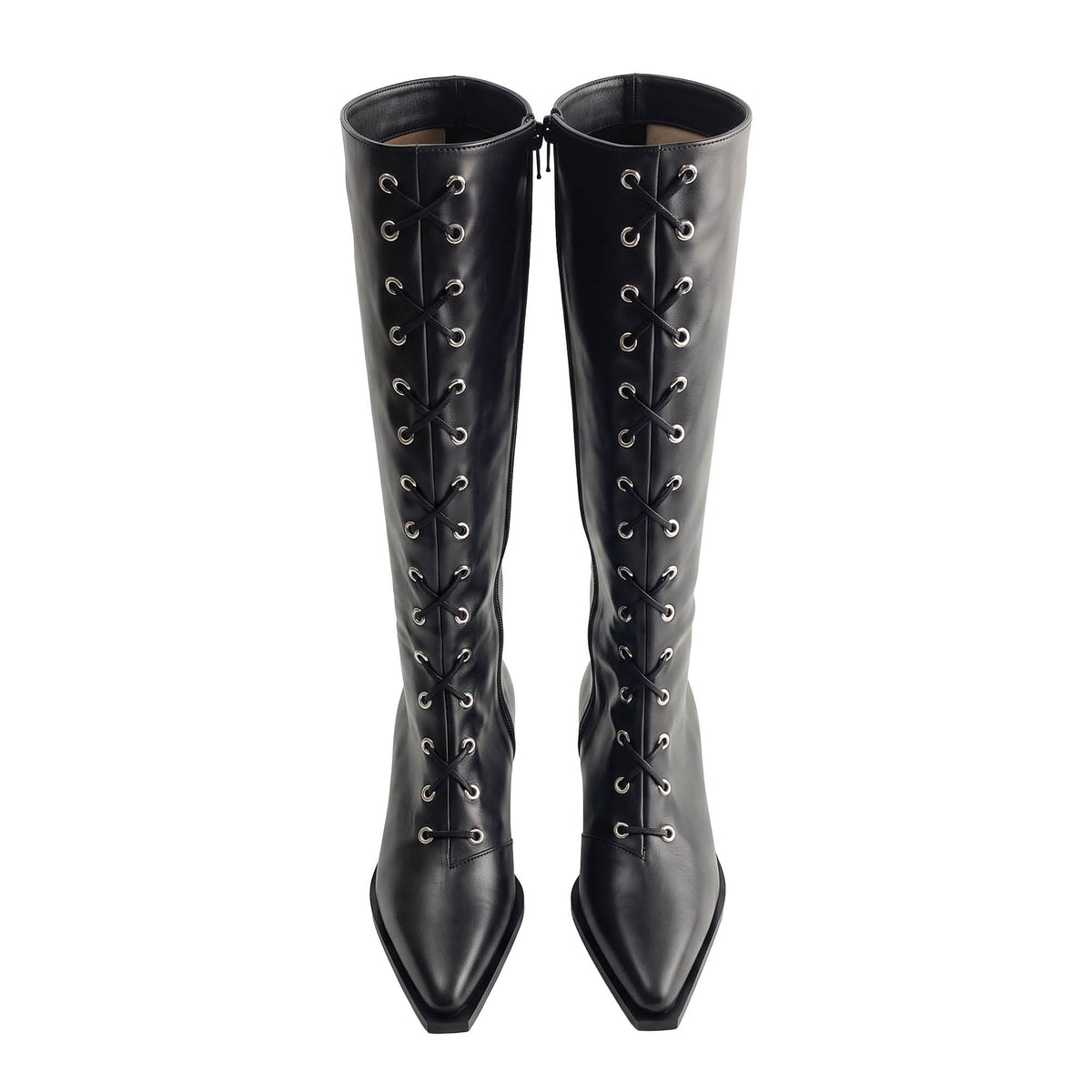 EYELET HIGH BOOTS