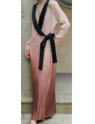 Wrap Dusty Rose Dress