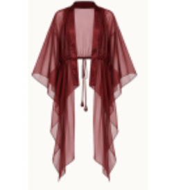Draped Chiffon Shawl