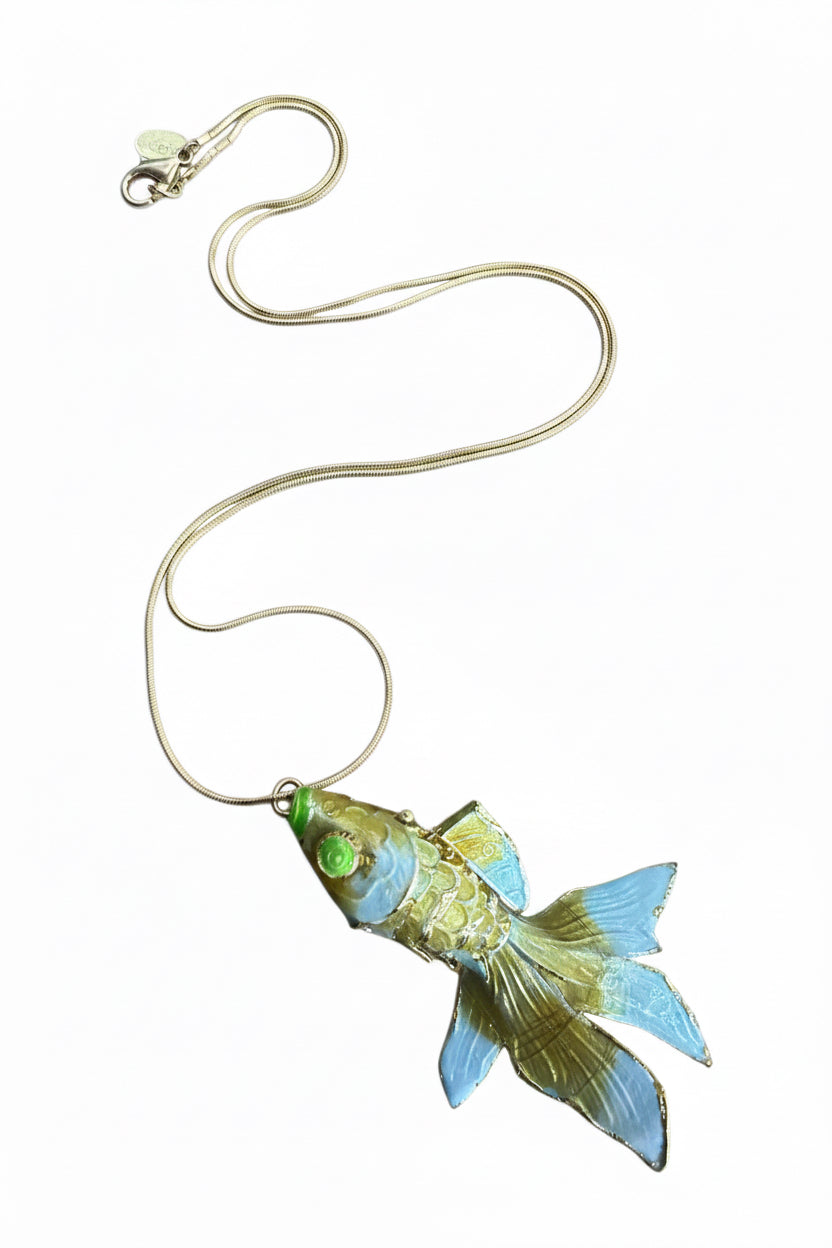 Collar pez carpa XL DORADO