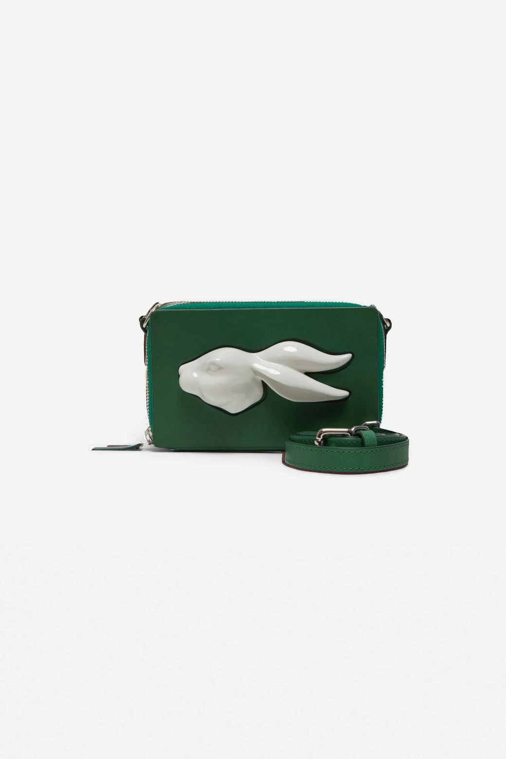 RECTANGULAR MINI RABBIT HEAD BAG