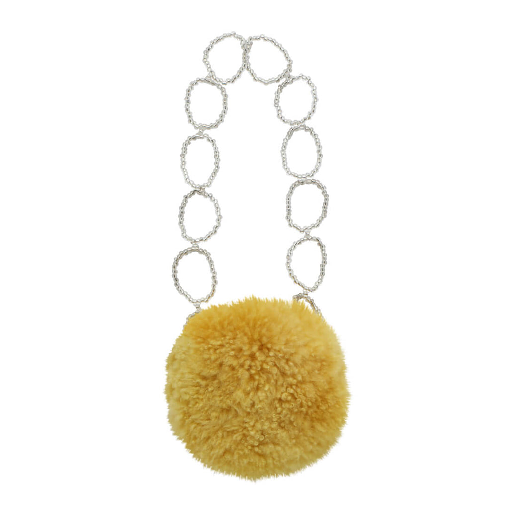 CIRCLE FUR MINI BAG